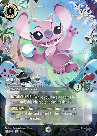 Angel - Experiment 624 (Enchanted) (238/204) - Winterspell Holofoil | Grognard Games