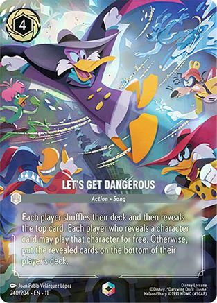 Let's Get Dangerous (Enchanted) (240/204) - Winterspell Holofoil | Grognard Games