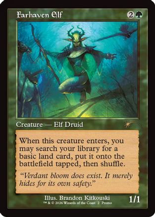 Farhaven Elf (Retro Frame) (WPN-002) - WPN & Gateway Promos Foil | Grognard Games