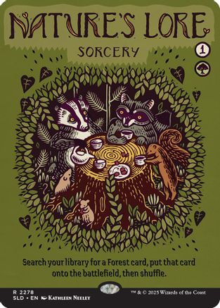 Nature's Lore (2278) (SLD-2278) - Secret Lair Drop Series Foil | Grognard Games