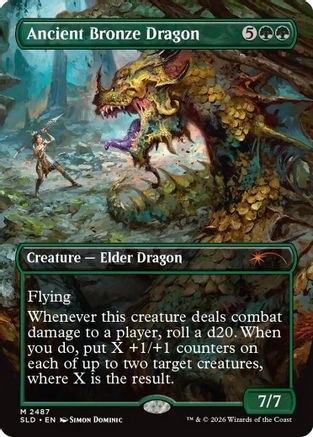 Ancient Bronze Dragon (SLD-2487) - Secret Lair Drop Series Foil | Grognard Games