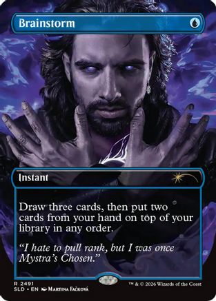 Brainstorm (2491) (SLD-2491) - Secret Lair Drop Series Foil | Grognard Games
