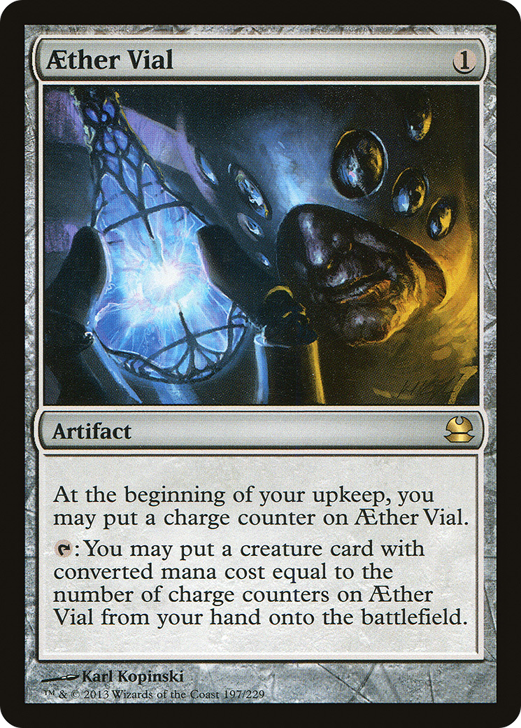Aether Vial [Modern Masters] | Grognard Games