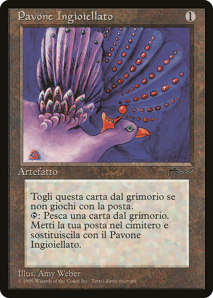 Jeweled Bird (Italian) - "Pavone Ingioiellato" [Rinascimento] | Grognard Games