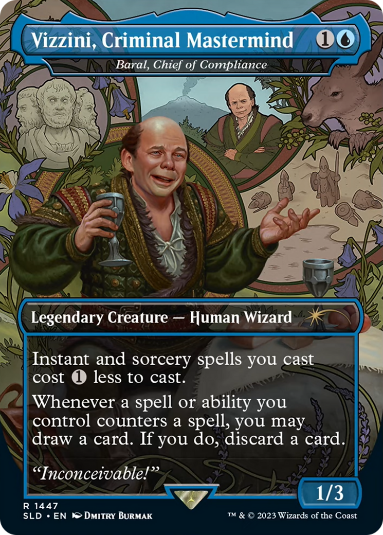 Vizzini, Criminal Mastermind - Baral, Chief of Compliance [Secret Lair Drop Series] | Grognard Games