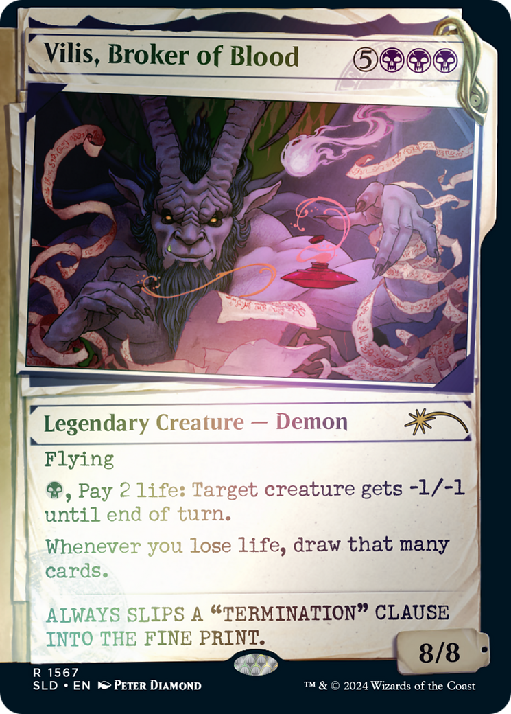 Vilis, Broker of Blood (Rainbow Foil) [Secret Lair Drop Series] | Grognard Games
