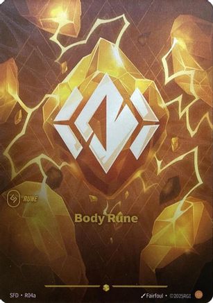 Body Rune (Alternate Art) (R04a) - Spiritforged Foil | Grognard Games
