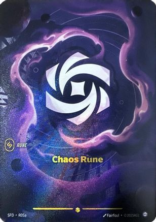 Chaos Rune (Alternate Art) (R05a) - Spiritforged Foil | Grognard Games