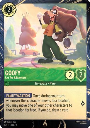 Goofy - Set for Adventure (39) - Disney Lorcana Promo Cards Holofoil | Grognard Games