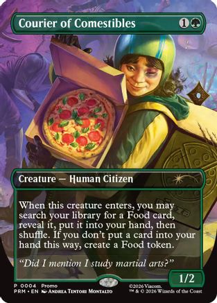 Courier of Comestibles (Borderless) (UMP-004) - Unique and Miscellaneous Promos | Grognard Games