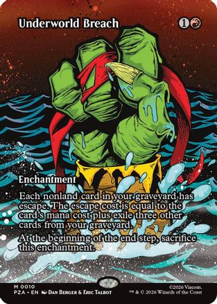 Underworld Breach (Borderless) (PZA-010) - Teenage Mutant Ninja Turtles Eternal-Legal Foil | Grognard Games