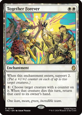 Together Forever (TMC-044) - Commander: Teenage Mutant Ninja Turtles Foil | Grognard Games