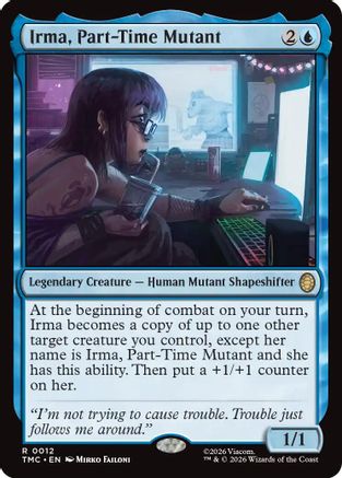 Irma, Part-Time Mutant (TMC-012) - Commander: Teenage Mutant Ninja Turtles Foil | Grognard Games