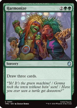 Harmonize (TMC-051) - Commander: Teenage Mutant Ninja Turtles | Grognard Games