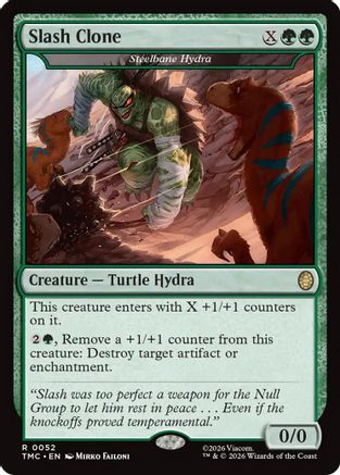 Slash Clone - Steelbane Hydra (TMC-052) - Commander: Teenage Mutant Ninja Turtles Foil | Grognard Games