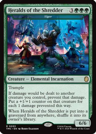Heralds of the Shredder - Vigor (TMC-053) - Commander: Teenage Mutant Ninja Turtles Foil | Grognard Games