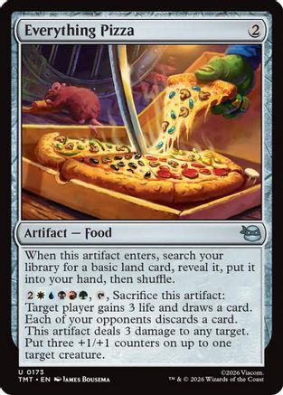 Everything Pizza (TMT-173) - Teenage Mutant Ninja Turtles Foil | Grognard Games