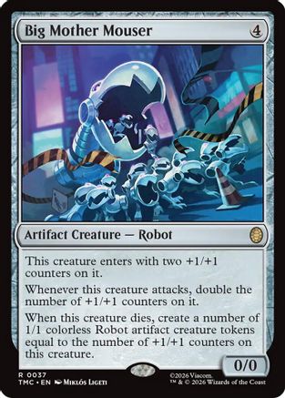Big Mother Mouser (TMC-037) - Commander: Teenage Mutant Ninja Turtles Foil | Grognard Games