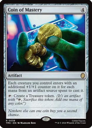 Coin of Mastery (TMC-038) - Commander: Teenage Mutant Ninja Turtles Foil | Grognard Games