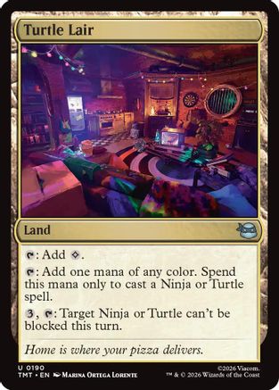 Turtle Lair (TMT-190) - Teenage Mutant Ninja Turtles | Grognard Games