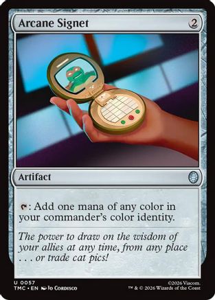 Arcane Signet (TMC-057) - Commander: Teenage Mutant Ninja Turtles Foil | Grognard Games