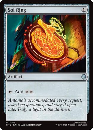 Sol Ring (TMC-059) - Commander: Teenage Mutant Ninja Turtles Foil | Grognard Games