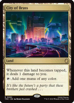 City of Brass (TMC-062) - Commander: Teenage Mutant Ninja Turtles Foil | Grognard Games