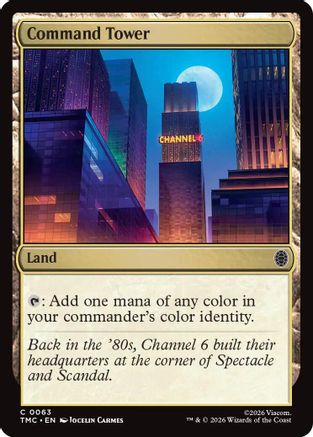 Command Tower (TMC-063) - Commander: Teenage Mutant Ninja Turtles Foil | Grognard Games