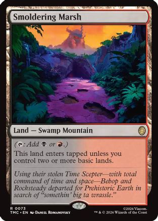 Smoldering Marsh (TMC-073) - Commander: Teenage Mutant Ninja Turtles | Grognard Games