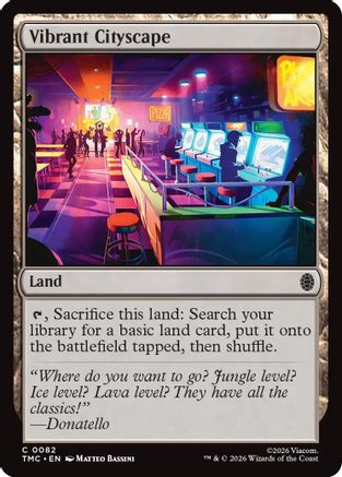 Vibrant Cityscape (TMC-082) - Commander: Teenage Mutant Ninja Turtles | Grognard Games