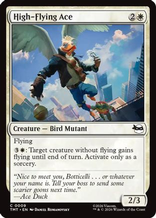 High-Flying Ace (TMT-009) - Teenage Mutant Ninja Turtles Foil | Grognard Games