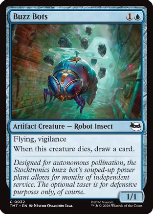 Buzz Bots (TMT-032) - Teenage Mutant Ninja Turtles Foil | Grognard Games