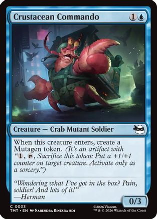 Crustacean Commando (TMT-033) - Teenage Mutant Ninja Turtles Foil | Grognard Games