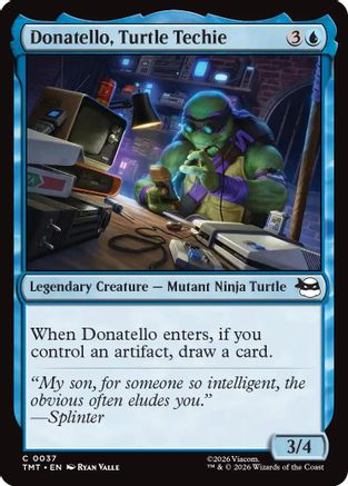 Donatello, Turtle Techie (TMT-037) - Teenage Mutant Ninja Turtles Foil | Grognard Games