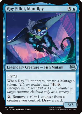Ray Fillet, Man Ray (TMT-049) - Teenage Mutant Ninja Turtles Foil | Grognard Games