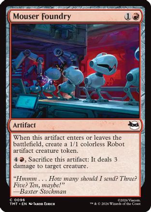 Mouser Foundry (TMT-096) - Teenage Mutant Ninja Turtles Foil | Grognard Games