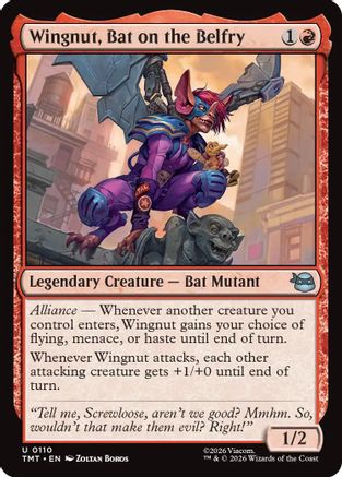 Wingnut, Bat on the Belfry (TMT-110) - Teenage Mutant Ninja Turtles | Grognard Games