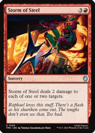Storm of Steel (TMC-120) - Commander: Teenage Mutant Ninja Turtles | Grognard Games