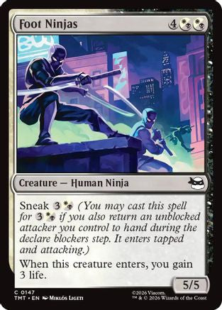 Foot Ninjas (TMT-147) - Teenage Mutant Ninja Turtles Foil | Grognard Games