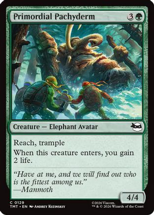 Primordial Pachyderm (TMT-129) - Teenage Mutant Ninja Turtles | Grognard Games