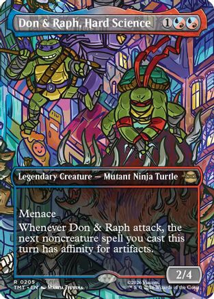 Don & Raph, Hard Science (Borderless) (TMT-205) - Teenage Mutant Ninja Turtles | Grognard Games