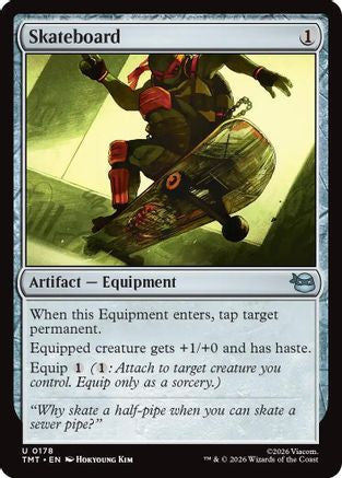 Skateboard (TMT-178) - Teenage Mutant Ninja Turtles Foil | Grognard Games