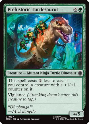 Prehistoric Turtlesaurus (TMC-127) - Commander: Teenage Mutant Ninja Turtles | Grognard Games