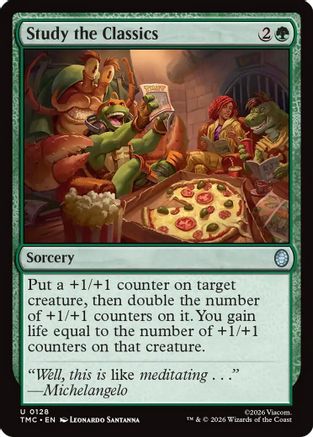 Study the Classics (TMC-128) - Commander: Teenage Mutant Ninja Turtles | Grognard Games