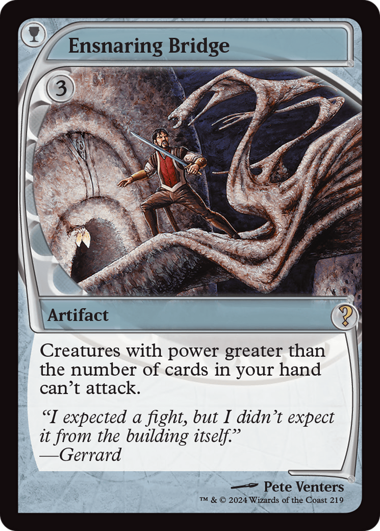 Ensnaring Bridge (Future Sight) [Mystery Booster 2] | Grognard Games