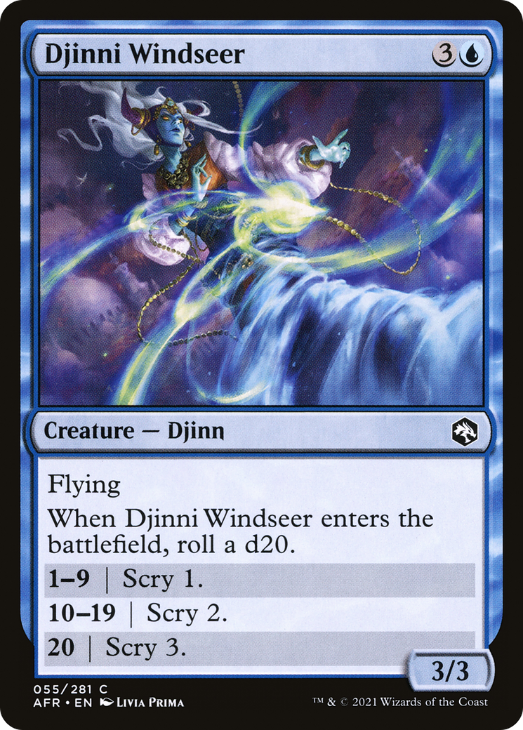 Djinni Windseer [Dungeons & Dragons: Adventures in the Forgotten Realms] | Grognard Games