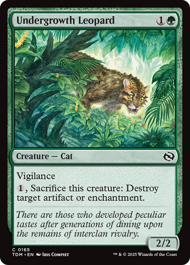 Undergrowth Leopard [Tarkir: Dragonstorm] | Grognard Games
