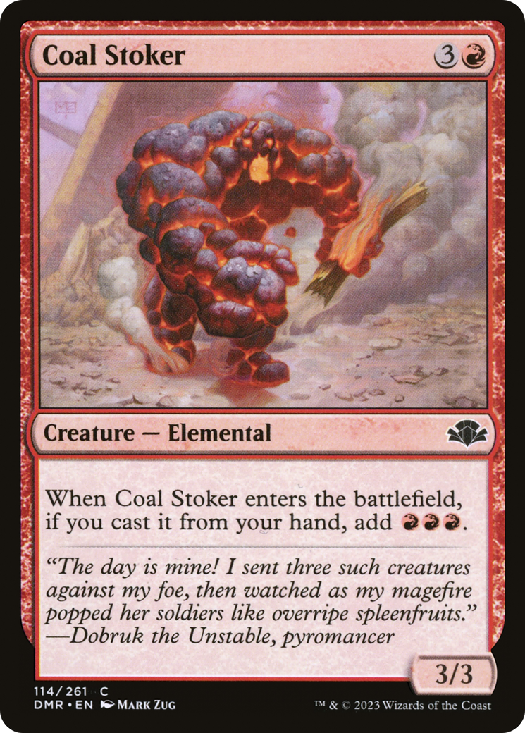 Coal Stoker [Dominaria Remastered] | Grognard Games