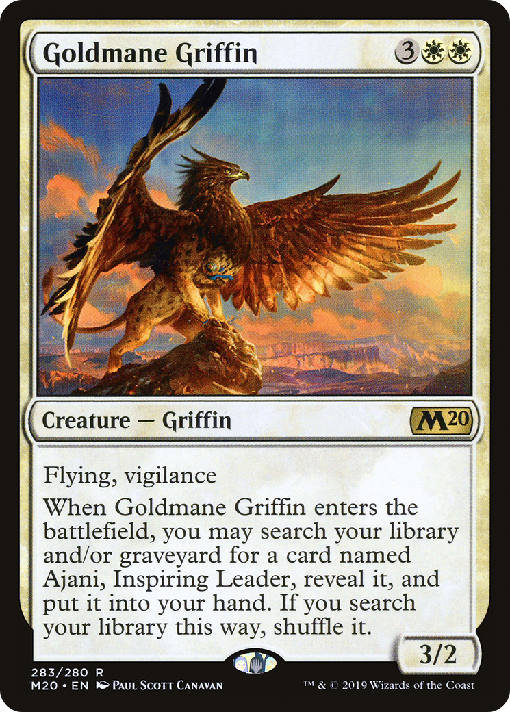 Goldmane Griffin [Core Set 2020] | Grognard Games