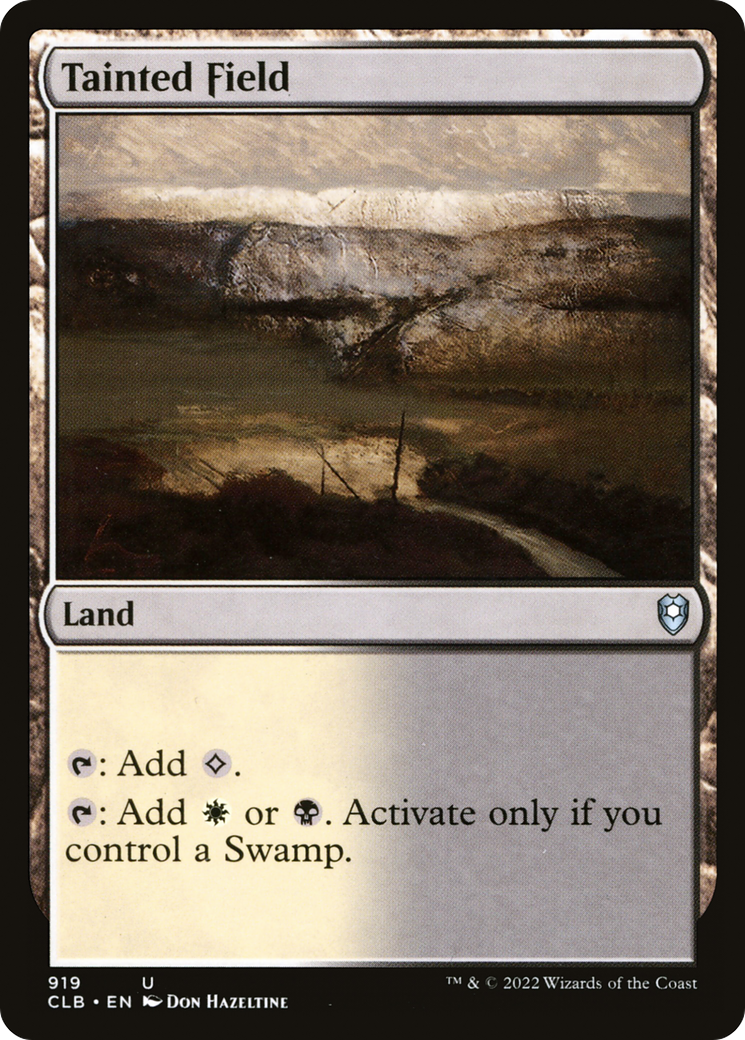 Tainted Field [Commander Legends: Battle for Baldur's Gate] | Grognard Games